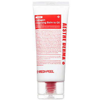 Medi-Peel Red Lacto Collagen Cleansing Balm to Oil Очищающий бальзам с пробиотиками 100мл