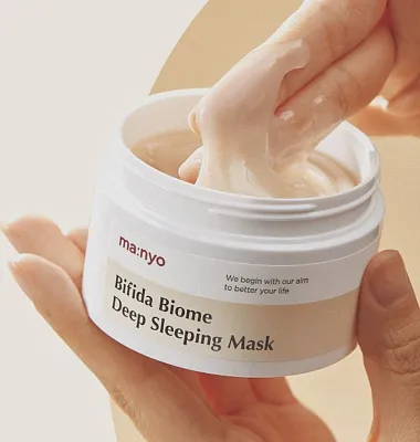 Manyo Bifida Biome Deep Sleeping Mask Ночная маска для лица с лизатами бифидобактерий 100мл