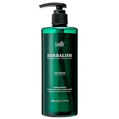 Lador Herbalism Shampoo Слабокислотный травяной шампунь с аминокислотами 400мл